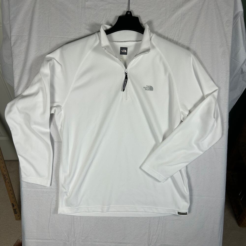 The North Face VaporWick Quarter-Zip Pullover Men's Large White Active Layer